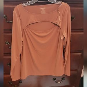 2/$5 Pink Peek-a-boo Top